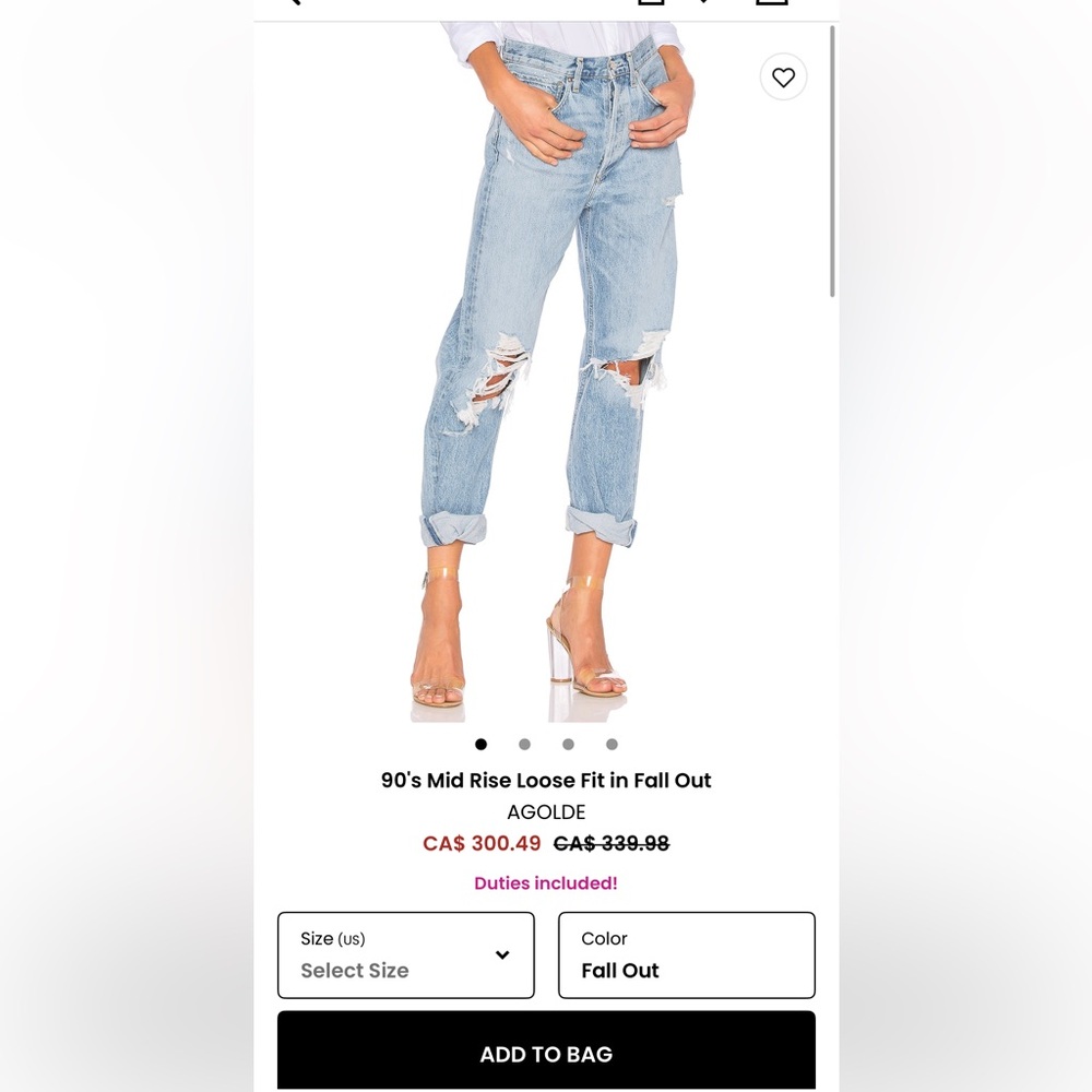 Agolde 90s Jean